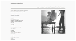 Desktop Screenshot of annikalundgren.net